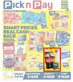 Pick n Pay  Gauteng, Free State, North West, Mpumalanga, Limpopo and Northern Cape : Month-End (26 February - 07 March 2021), page 1