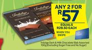 Indulge Dark & Milk Chocolate Slab Assorted 100g (Excluding Sugar Free And No Sugar)-For 2