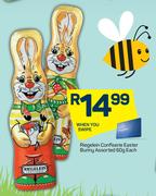 Riegelein Confiserie Easter Bunny Assorted-60g Each