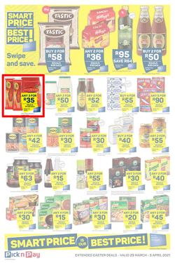 Pick n Pay Gauteng, Free State, North West, Mpumalanga, Limpopo, Northern Cape : Shop Smart This Easter (29 March - 05 April 2021), page 3