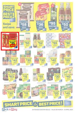 Pick n Pay Gauteng, Free State, North West, Mpumalanga, Limpopo, Northern Cape : Shop Smart This Easter (29 March - 05 April 2021), page 3
