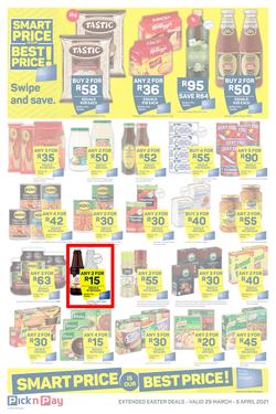 Pick n Pay Gauteng, Free State, North West, Mpumalanga, Limpopo, Northern Cape : Shop Smart This Easter (29 March - 05 April 2021), page 3