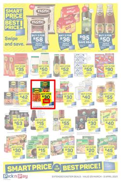 Pick n Pay Gauteng, Free State, North West, Mpumalanga, Limpopo, Northern Cape : Shop Smart This Easter (29 March - 05 April 2021), page 3