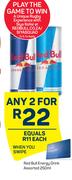 Red Bull Energy Drink Assorted-250ml Each