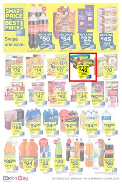 Pick n Pay Gauteng, Free State, North West, Mpumalanga, Limpopo, Northern Cape : Shop Smart This Easter (29 March - 05 April 2021), page 9
