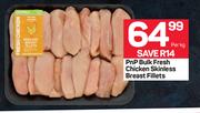 PnP Bulk Fresh Chicken Skinless Breast Fillets-Per kg