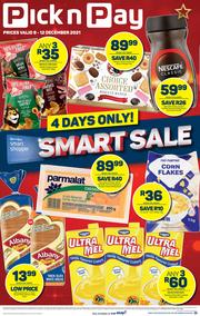Pick n Pay Gauteng, Free State, North West, Mpumalanga, Limpopo, Northern Cape : Smart Sale Weekend (09 December - 12 December 2021)
