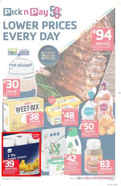 Pick n Pay : Lower Prices Every Day (08 Aug - 20 Aug 2017), page 1