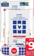 No Name Frozen Chicken Braaipacks With 15% Brine 1.8Kg-For 2