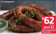 PnP Uncooked Bulk Oukraal Wors-Per Kg