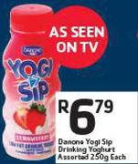 Danone Yogi Sip Drinking Yoghurt Assorted-250g Each