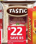 Tastic Long Grain Parboiled Rice-2Kg