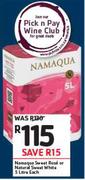 Namaqua Sweet Rose Or Natural Sweet White-5Ltr Each
