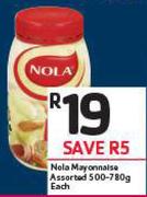 Nola Mayonnaise Assorted 500-780g