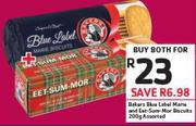 Bakers Blue Label Marie And Eet-Sum-Mor Biscuits 200g Assorted-For Both