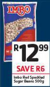 Imbo Red Speckeled Sugar Beans-500g