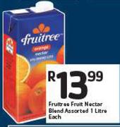 Fruitree Fruit Nectar Blend Assorted-1Ltr
