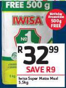 Iwisa Super Maize Meal-5.5Kg