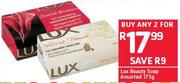 Lux Beauty Soap Assorted-2x175g