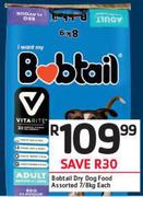 Bobtail Dry Dog Food Assorted-7/8Kg Each