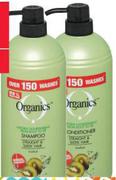 Organics Shampoo Or Conditioner Assorted-1Ltr Each