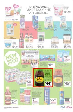 Pick n Pay : Massive Birthday Savings (22 Aug - 03 Sep 2017), page 14