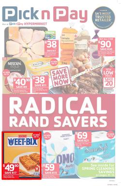 Pick n Pay : Radical Rand Savers (25 Sep - 08 Oct 2017), page 1