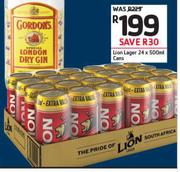 Lion Lager Cans-24 x 500ml