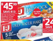 I&J Oak Smoked Hake Medallions Or Deep Water Hake Prime Medallions-450gm
