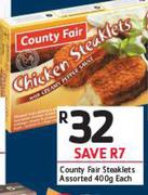 Country Fair Steaklets Assorted-400gm
