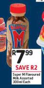 Super M Flavoured Milk Assorted-300ml