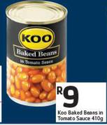Koo Baked Beans In Tomato Sauce-410gm