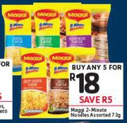 Maggi 2-Minute Noodles Assorted-5X73gm