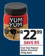 Yum Yum Peanut Butter Assorted-400gm