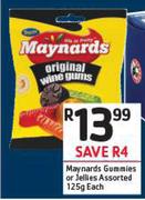 Maynards Gummies Or Jellies Assorted-125gm
