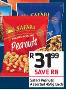 Safari Peanuts Assorted-450gm Each