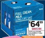 PnP Long Life Milk Assorted-6X1Ltr