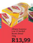Allbany Superior Low Seeded Brown Bread-700gm