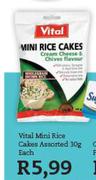 Vital Mini Rice Cakes Assorted-30gm