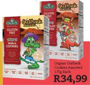 Organ Outback Cookies Assorted-175gm Each