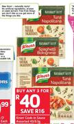 Knorr Cook-In Sauce Assorted 43/63gm-For 3