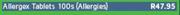 Allergex Tablets 100's Pack(Allergies)