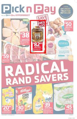 Pick n Pay : Radical Rand Savers (10 Oct - 22 Oct 2017), page 1