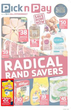 Pick n Pay : Radical Rand Savers (10 Oct - 22 Oct 2017), page 1
