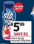 Clover Sip Up Assorted-250g Each