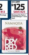 Namaqua Dry Red Or Johnnisberger-5Ltr Each