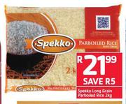 Spekko Long Grain Parboiled Rice-2Kg