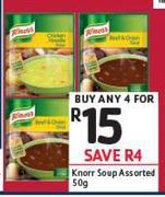 Knorr Soup Assorted-4 x 50g