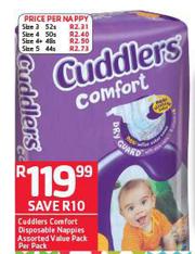 Cuddlers nappies price sales