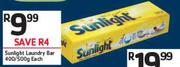 Sunlight Laundry Bar-400/500g Each
